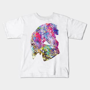 Native American Woman Kids T-Shirt